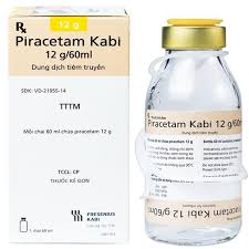 Thuốc tiêm truyền Piracetam Kabi 12g/60ml hỗ trợ chức năng não bộ